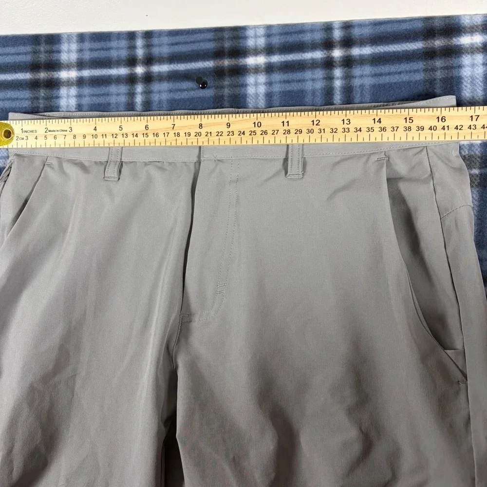 Fabletics Only-Way Tech Pants Mens 33x30 Grey Performance Stretch Trousers